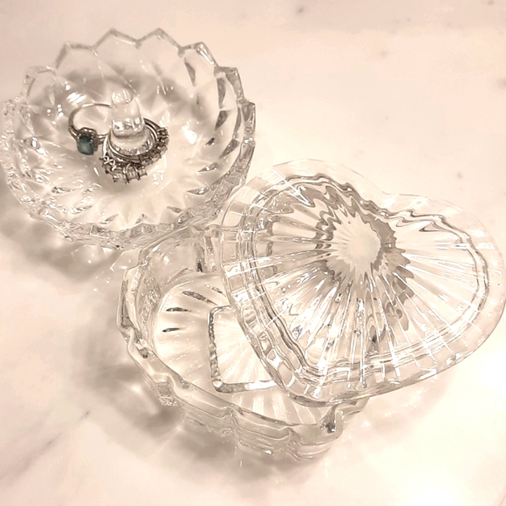 TRINKET HOLDERS. CRYSTAL